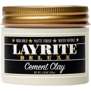 Layrite - Cement Clay - Haarwax - 120 gram - Sterke Hold - Matte Finish