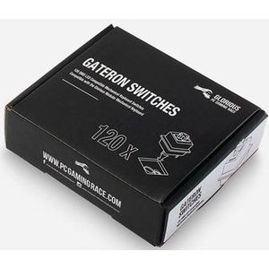 Glorious Gaming - Gateron Bruin - Mechanische Toetsenbordschakelaars - 120 Stuks