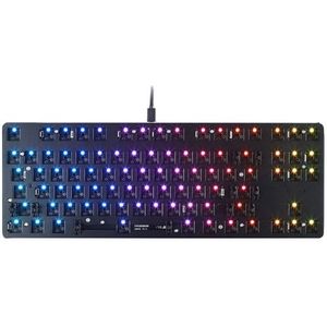 Glorious Gaming GMMK TKL 85%, Barebones (alleen frame) - Mechanisch gamingtoetsenbord, RGB per toets, hotswap en aanpasbaar, Amerikaanse/ANSI-indeling - Zwart