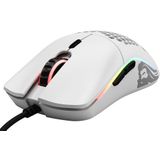 Glorious PC Gaming Race Model O (regular) - Muis voor gaming - Optisch - 6 knoppen - 12 000 dpi - Mat wit