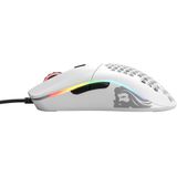 Glorious PC Gaming Race Model O (regular) - Muis voor gaming - Optisch - 6 knoppen - 12 000 dpi - Mat wit