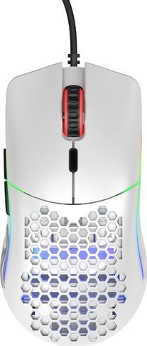 Glorious PC Gaming Race Model O (regular) - Muis voor gaming - Optisch - 6 knoppen - 12 000 dpi - Mat wit