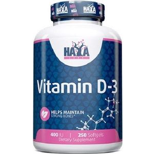 Vitamin D-3 400IU Haya Labs 250softgels