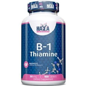 Haya Labs - Vitamine B-1 - 50mg - 100 Tabletten