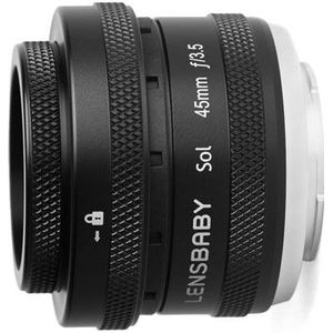 Lensbaby - Sol 45 - Objectief - Zwart - Nikon F - 45 mm - f/3.5