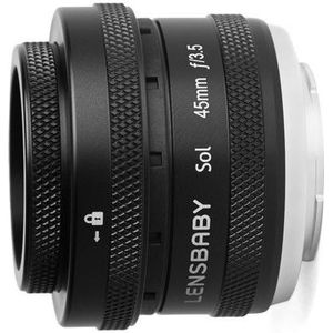 Lensbaby - Sol 45 - Objectief - Zwart - Handmatige Tilt met Selectieve Focus
