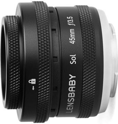 Lensbaby - Sol 45 - Objectief - Zwart - Handmatige Tilt met Selectieve Focus