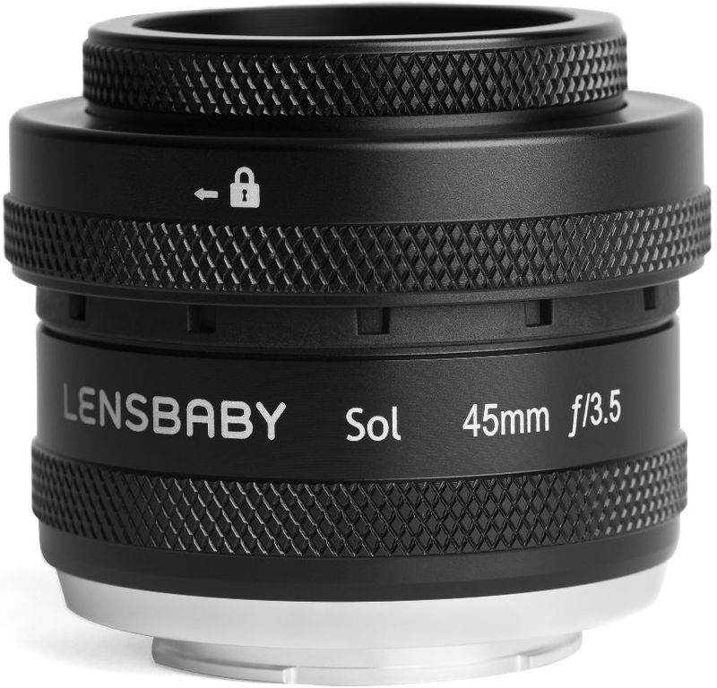Lensbaby - Sol 45 - Camera Lens - Zwart - 45mm F/3.5, Tiltfunctie, Inclusief Bokeh Bladen