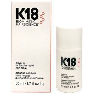 K18 Biomimetic Haarmasker 50 ml - Herstelt en Versterkt Alle Haartypes