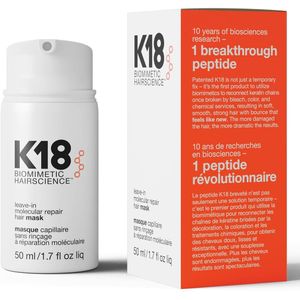 K18 Leave-In Molecular Repair Hair Mask Hydraterend masker 50 ml