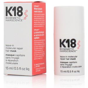 K18 Leave-In Molecular Repair Hair Mask Hydraterend masker 15 ml