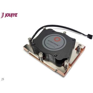 Dynatron J5 AMD Genoa SP5 koeler 1U actief koper voor vapor chamber base en stacked fin en upto 26 (27� mm), Processorkoeler