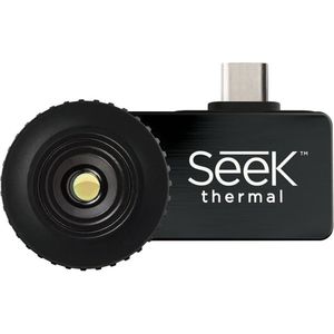 Seek Thermal CW-AAA Compact Warmtebeeldcamera, met USB-C, Waterdichte Behuizing, Compatibel met Android Smartphones, Zwart