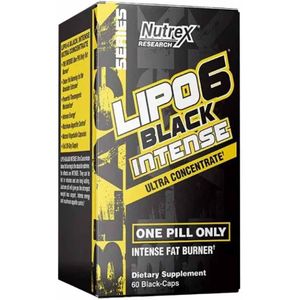 Nutrex - Lipo-6 Black Intense - Voedingssupplement - 60 Capsules