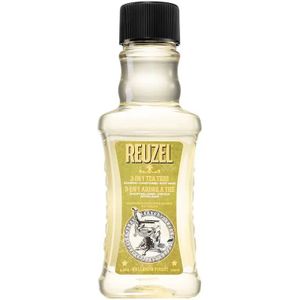 REUZEL 3-in-1 Shampoo/Revitaliser/Lichaamsreiniger voor Mannen met Toverhazelaar, Paardestaart, Brandnetel, Rozemarijnbladextract, 100 ml