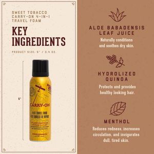 18.21 Man Made Carry On 4in1 Sweet Tobacco - Shampoo - 100ml