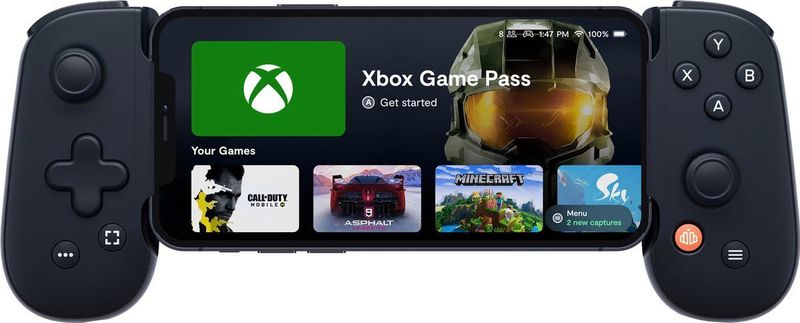 Backbone One (Lightning) Mobiele Controller voor iPhone Zwart gratis Xbox Game Pass Ultimate inbegrepen