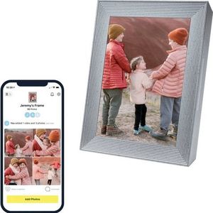 Aura Mason Luxe digitale fotolijst 2K Wi-Fi 9,7 inch display | De beste digitale lijst om cadeau te geven | Stuur je foto's vanaf je telefoon | snelle en eenvoudige installatie dankzij de app
