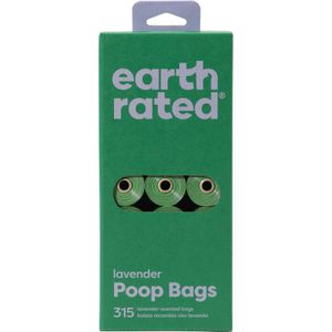 EARTH RATED POEPZAKJES LAVENDEL GERECYCLED 21X15 ST