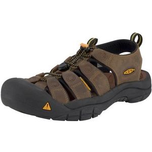 keen newport heren bruin hiking sandalen