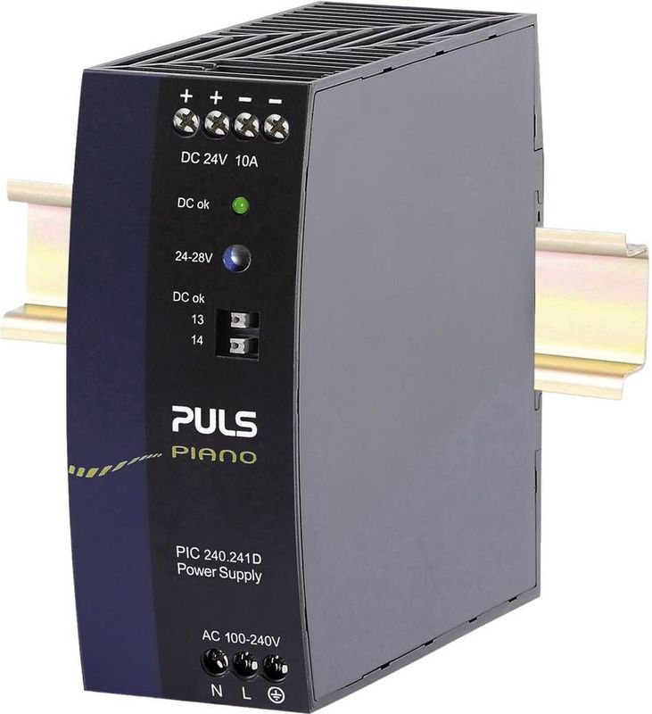 PULS Piano DIN-rail netvoeding 24 V 10 A 240 W Aantal uitgangen: 1 x Inhoud: 1 stuk(s)