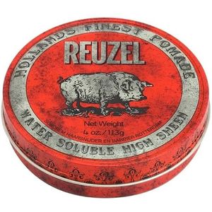 Reuzel - Water Soluble High Sheen - Pomade - 113 gram - Rood
