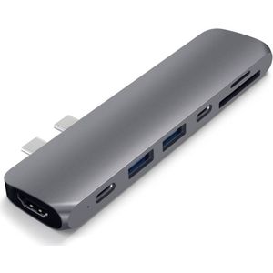 Satechi Aluminium Typ-C Pro Hub Adapter - Dockingstation - USB-C