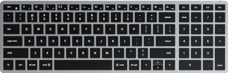 Satechi Slim X2 - Draadloos Bluetooth Toetsenbord -  Space Grey