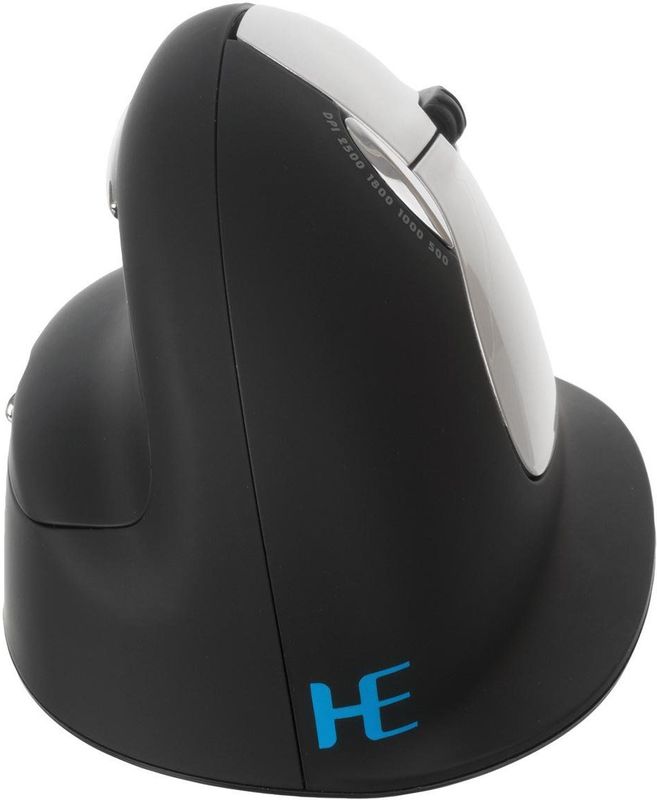 R-GO HE Break - Draadloze Ergonomische Muis - Zwart - Verticaal Ontwerp
