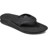 Reef Fanningall Black Heren Slippers - Zwart