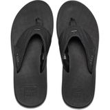 Reef Fanningall Black Heren Slippers - Zwart