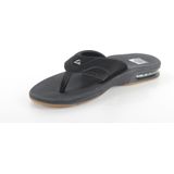 Reef Fanning Slide Heren Slippers - Zwart/Zilver