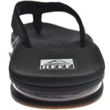 Reef Fanning Slide Heren Slippers - Zwart/Zilver