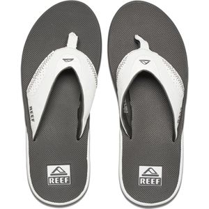 Reef - Fanning - Slipper - Grijs-Wit - EVA Voetbed - Hiel-Airbags