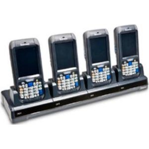Honeywell - FlexDock Quad Dock - Oplaadstation - Zwart - Met Ethernetverbinding en 2 RJ45-poorten