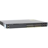 Cisco - Catalyst 2960-X Switch - 24 Poorten - Beheerd - Gigabit - Stapelbaar