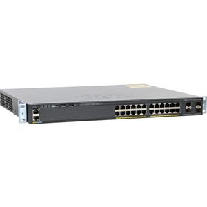 Cisco - Catalyst 2960-X Switch - 24 Poorten - Beheerd - Gigabit - Stapelbaar