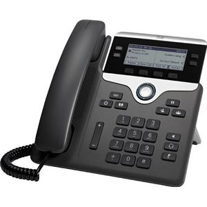 Cisco Cisco 7841 IP Phone CP-7841-K9 NEU / OVP Herstellernummer: CP-7841-K9 Das Cisco VoIP-systeemtelefoon LC-display Zwart, Zilver