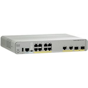 Cisco - Cat 2960-Cx 8P - Switch - Wit - Unmanaged, L2, 12 Gbit/s Switchingcapaciteit