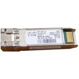 Cisco - 10GBASE-SR - SFP Module - Zwart - Zilver - Voor Multimode Vezels