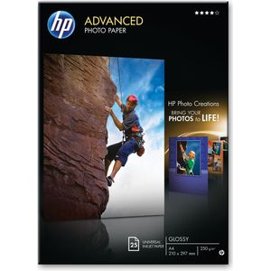HP Advanced Photo Paper Q8697A Fotopapier DIN A3 250 g/m² 1 stuk(s) Glanzend