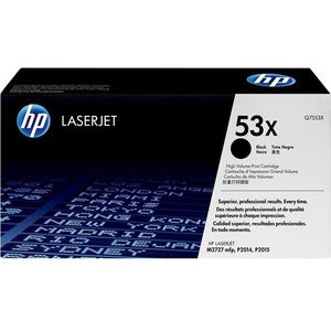 HP 53X High Yield Black Original LaserJet Toner Cartridge tonercartridge 1 stuk(s) Origineel Zwart