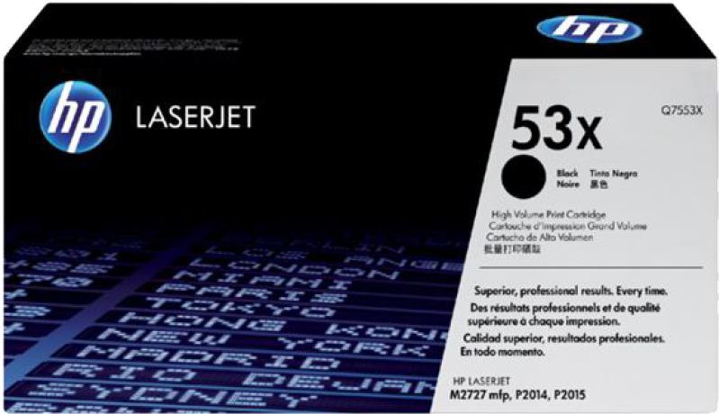 HP 53X - Tonercartridge / Zwart / Hoge Capaciteit