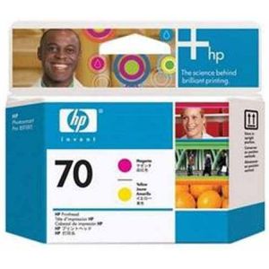 HP 70 (C9406A) printkop magenta en geel (origineel)