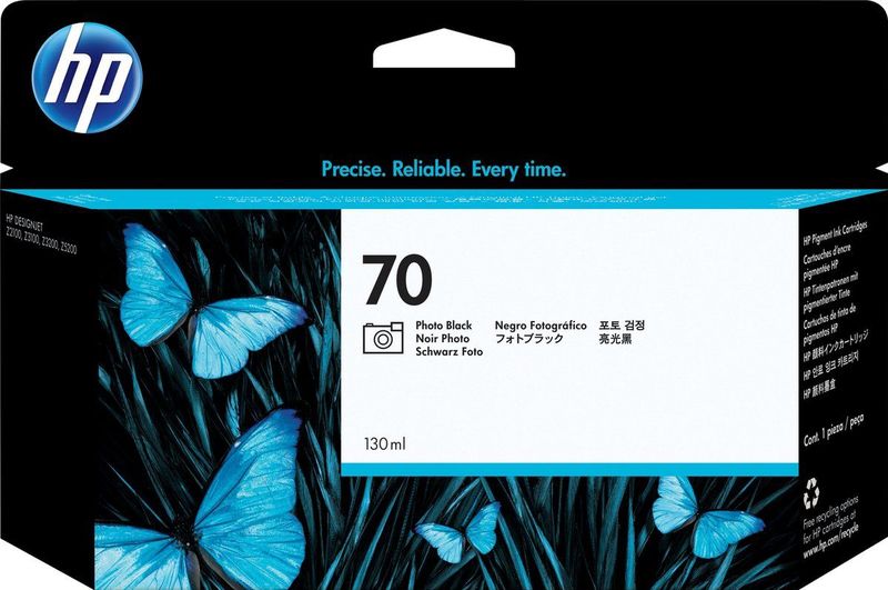 HP 70 130-ml Photo Black DesignJet Ink Cartridge printkop