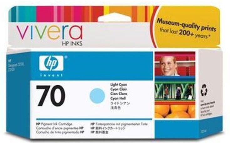 HP 70 (C9390A) inktcartridge licht cyaan (origineel)