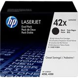 HP - Ink 42x Toner - Zwart - Origineel - 2 Stuks