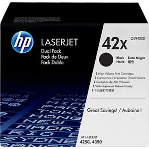 HP - Ink 42x Toner - Zwart - Origineel - 2 Stuks
