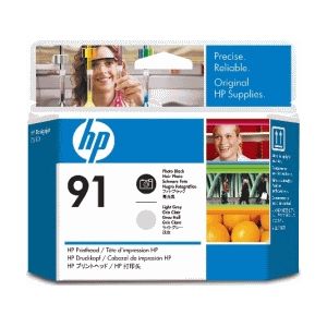 HP Inktcartridge 91 (C9463A) Foto-zwart + licht-grijs