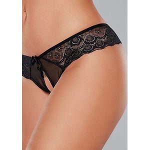 Adore Foreplay Panty - Black - OS